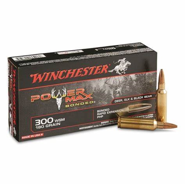 Winchester Power Max Bonded .300 WSM PHPB 180 Grain (20) Vos